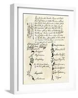 British Treaty with Members of the Six Nations Known as the Iroquois Confederation 1769-null-Framed Giclee Print