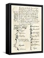 British Treaty with Members of the Six Nations Known as the Iroquois Confederation 1769-null-Framed Stretched Canvas