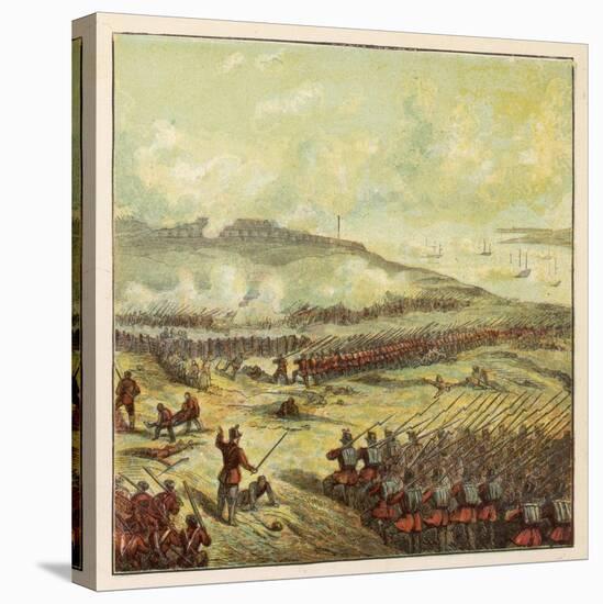 British Troops at the Battle of Inkerman-Joseph Kronheim-Stretched Canvas