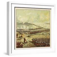 British Troops at the Battle of Inkerman-Joseph Kronheim-Framed Art Print