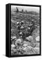 British Troops at the Menin Road, Near Ypres, Belgium, 30 October, 1917-null-Framed Stretched Canvas