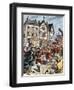 British Troops Entering Boston to Enforce Taxation and Other Colonial Legislation-null-Framed Giclee Print