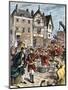 British Troops Entering Boston to Enforce Taxation and Other Colonial Legislation-null-Mounted Giclee Print