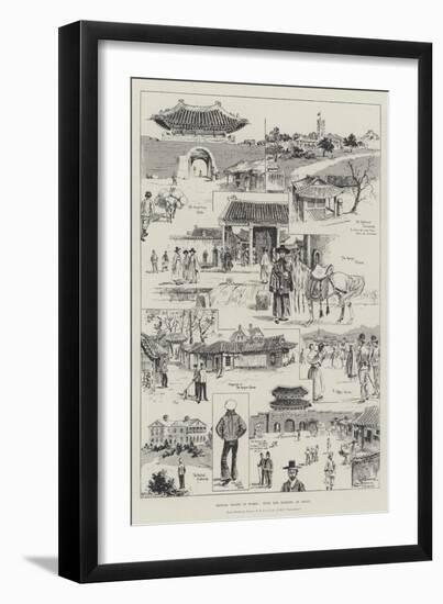 British Troops in Korea, with the Marines at Seoul-Ralph Cleaver-Framed Giclee Print