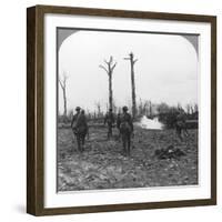 British Troops Occupying Houthulst Forest, Flanders, Belgium, World War I, C1914-C1918-null-Framed Photographic Print