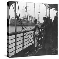 British Troops on a Troopship, World War I, C1914-null-Stretched Canvas