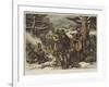 British Troops on the March, Canada-null-Framed Giclee Print