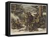 British Troops on the March, Canada-null-Framed Stretched Canvas