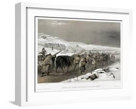 British Troops on the Road to Sevastopol, 1855-William Simpson-Framed Giclee Print