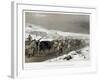 British Troops on the Road to Sevastopol, 1855-William Simpson-Framed Giclee Print