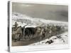 British Troops on the Road to Sevastopol, 1855-William Simpson-Stretched Canvas