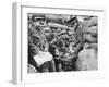 British Troops on the Western Front in France During World War I in 1914-Robert Hunt-Framed Photographic Print