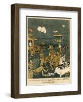 British Troops Rumour-Gus Bofa-Framed Art Print