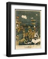 British Troops Rumour-Gus Bofa-Framed Art Print