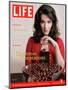 British TV Chef and Cookbook Author Nigella Lawson with Bowl of Cherries, December 9, 2005-Harry Borden-Mounted Photographic Print