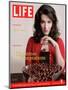 British TV Chef and Cookbook Author Nigella Lawson with Bowl of Cherries, December 9, 2005-Harry Borden-Mounted Photographic Print