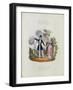 British Valentine Card with an Image of a Man and a Woman Holding Hands-null-Framed Giclee Print