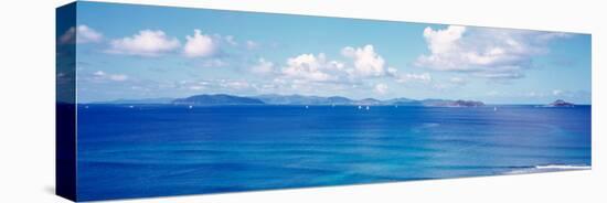 British Virgin Islands, Boats in the Sea-null-Stretched Canvas