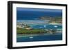 British Virgin Islands, Jost Van Dyke. Long Bay from Roach Hill-Walter Bibikow-Framed Photographic Print