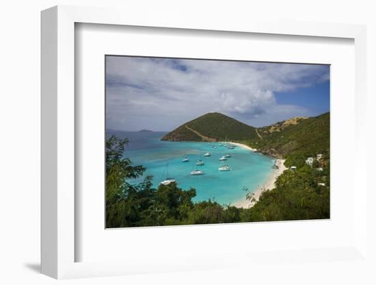 British Virgin Islands, Jost Van Dyke. White Bay-Walter Bibikow-Framed Photographic Print