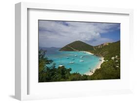 British Virgin Islands, Jost Van Dyke. White Bay-Walter Bibikow-Framed Photographic Print