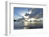 British Virgin Islands, Sandy Cay, Tortola. Sailboats at Anchor in Cane Garden Bay-Kevin Oke-Framed Photographic Print