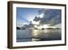 British Virgin Islands, Sandy Cay, Tortola. Sailboats at Anchor in Cane Garden Bay-Kevin Oke-Framed Photographic Print