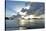 British Virgin Islands, Sandy Cay, Tortola. Sailboats at Anchor in Cane Garden Bay-Kevin Oke-Stretched Canvas