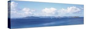 British Virgin Islands, Virgin Gorda, Sailboats in the Sea-null-Stretched Canvas