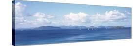 British Virgin Islands, Virgin Gorda, Sailboats in the Sea-null-Stretched Canvas