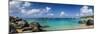 British Virgin Islands, Virgin Gorda. The Baths, beach view-Walter Bibikow-Mounted Photographic Print