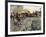 British Wagon-Train Ambushed by Francis Marion in South Carolina during the Revolutionary War-null-Framed Giclee Print