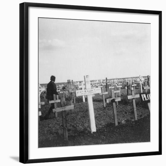 British War Cemetery, Gouzeaucourt, France, World War I, C1917-C1918-Nightingale & Co-Framed Giclee Print