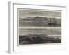 British War Ships Off Boulair-null-Framed Giclee Print