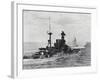 British Warship Barham at Sea-null-Framed Photographic Print