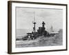 British Warship Barham at Sea-null-Framed Photographic Print