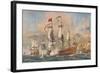 'British Warship of the 17th Century', 1924-Unknown-Framed Giclee Print
