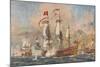 'British Warship of the 17th Century', 1924-Unknown-Mounted Giclee Print