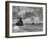 British Warships Entering Sydney Harbour, Australia, 1945-null-Framed Giclee Print