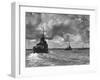 British Warships Entering Sydney Harbour, Australia, 1945-null-Framed Giclee Print