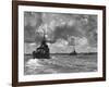 British Warships Entering Sydney Harbour, Australia, 1945-null-Framed Giclee Print