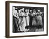 British Women Coal Workers in Lancashire. Typical Pit Brow Workers During World War I-Robert Hunt-Framed Photographic Print