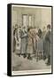 British Women Vote for the First Time-Achille Beltrame-Framed Stretched Canvas