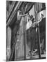 British Women Working For Window Cleaning Firm-Hans Wild-Mounted Photographic Print