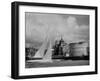 British Yacht Sceptre in Portsmouth Harbor, Making Trail Run For America's Cup Race-Mark Kauffman-Framed Photographic Print