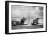 British Yacht Sceptre in Portsmouth Harbor, Making Trail Run For America's Cup Race-Mark Kauffman-Framed Photographic Print