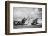 British Yacht Sceptre in Portsmouth Harbor, Making Trail Run For America's Cup Race-Mark Kauffman-Framed Photographic Print