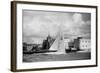 British Yacht Sceptre in Portsmouth Harbor, Making Trail Run For America's Cup Race-Mark Kauffman-Framed Photographic Print