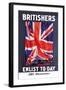 Britishers: Enlist To-Day-Guy Lipscombe-Framed Art Print