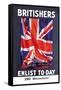 Britishers: Enlist To-Day-Guy Lipscombe-Framed Stretched Canvas